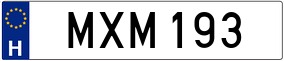 Truck License Plate